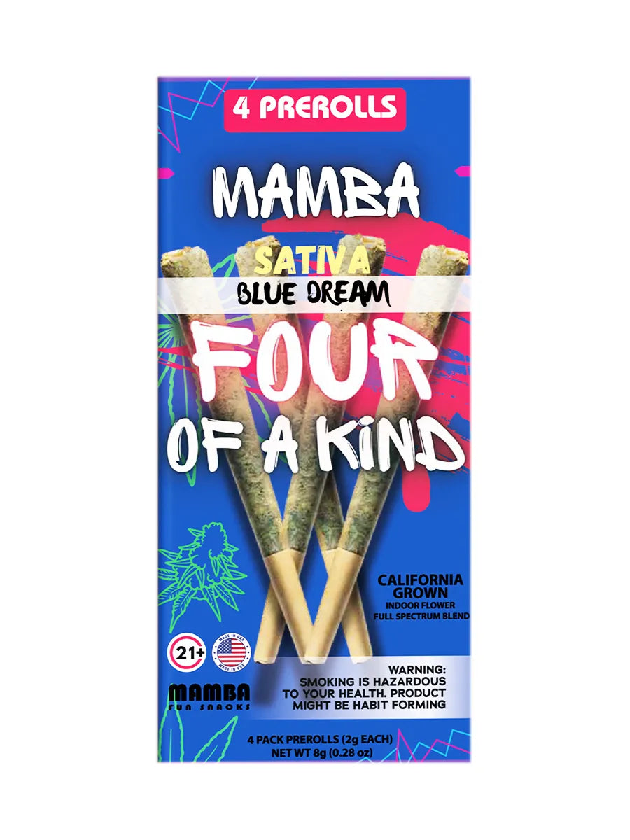 Blue Dream Mamba Madness Full Spectrum Blend Pre-Roll 4ct 8G