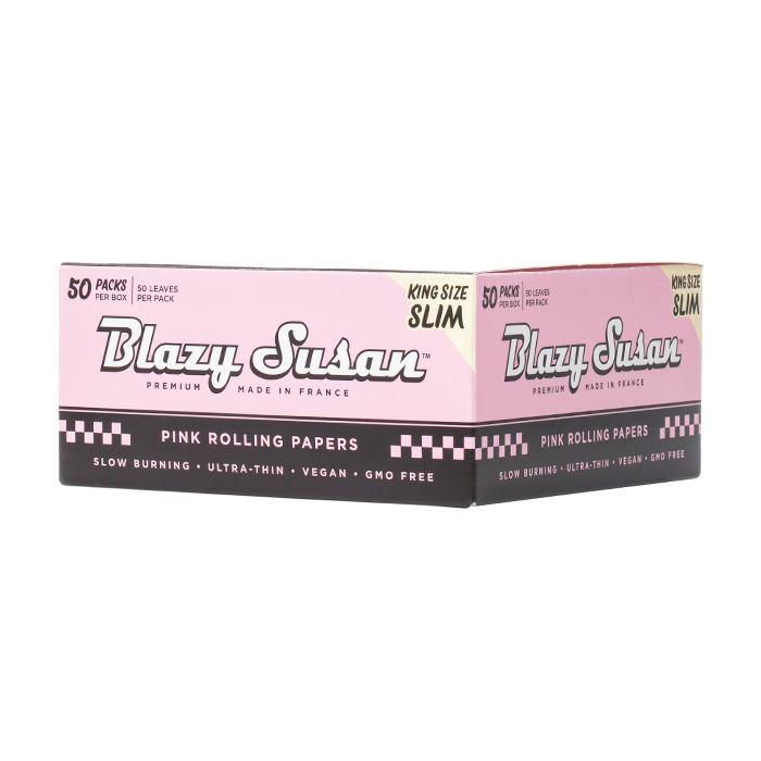 Blazy Susan King Size Slim Rolling Papers - 2500ct Box