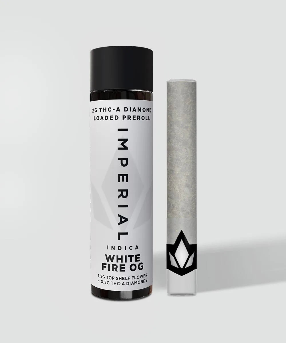 WHITE FIRE OG 2G THCA LOADED PREROLLS