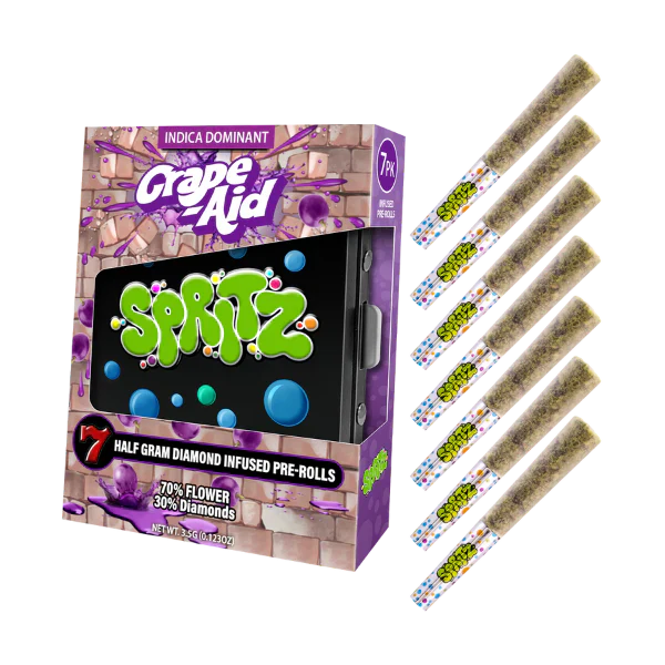 7pk Infused Preroll Grape-Aid Indica