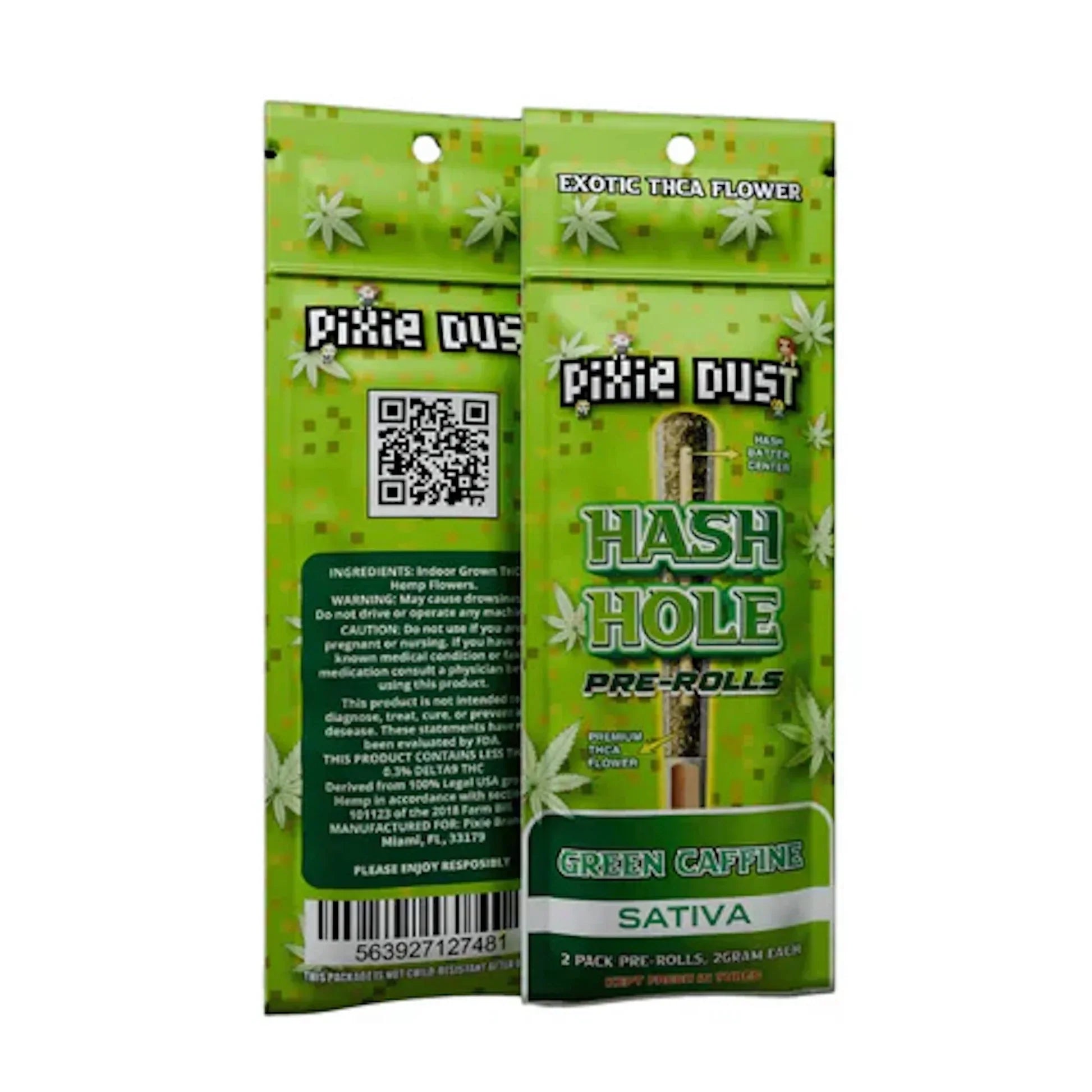 Pixie Dust 4G THC-A Hash Hole Pre-Rolls (2 Pack)
