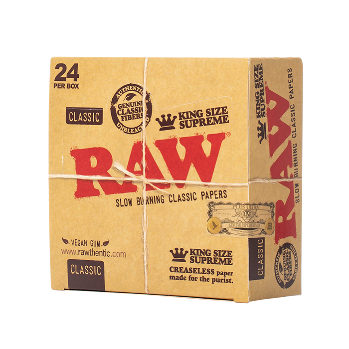 RAW King Size Supreme Rolling Papers - 960ct Box
